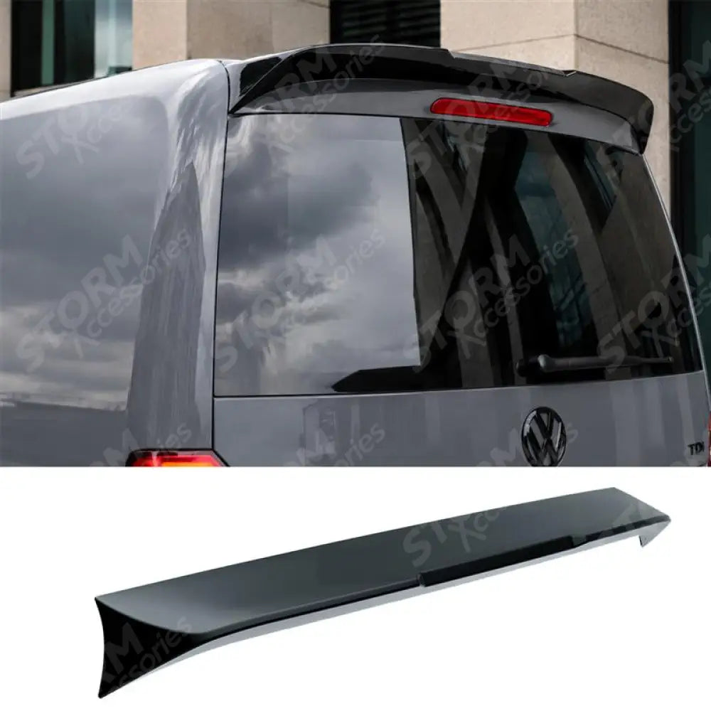 Tailgate - Rear Spoiler - Gloss Black For Volkswagen Caddy 2005-2020