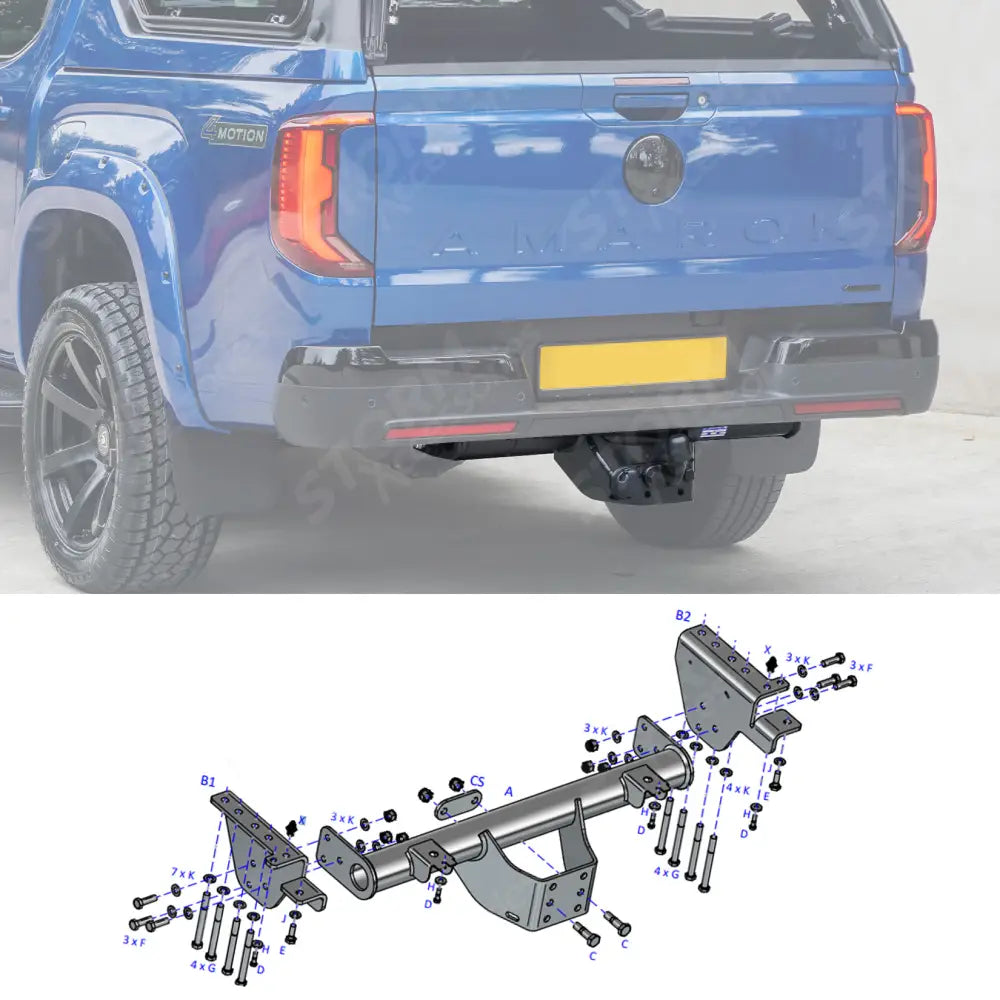 Tow Bar For Volkswagen Amarok 2023 +