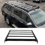 Toyota Hilux 2015+ Roof Rack In Black