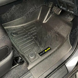 Toyota Hilux 2016 - 2021 Double Cab Automatic 3d Tailored Mud Mats Black - Mudblock