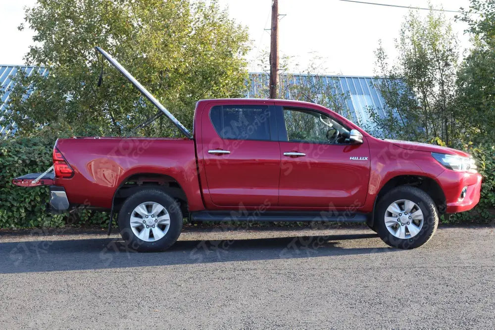 Toyota Hilux 2016 On - Double Cab Egr Aluminium Tonneau Cover - Mill Finish