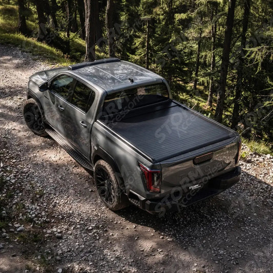 Toyota Hilux 2016 On - Double Cab - Ridgeback Auto Electric Roll Top Cover - Tonneau Covers