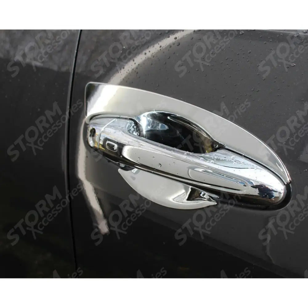 Toyota Hilux 2016 On Stx Door Inserts Chrome