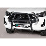 Toyota Hilux 2021 Misutonida Front High Bar - 63mm - In Black