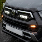 Toyota Hilux 2021 On - Invincible X - Lazer Light Grille Kit Triple-r 750 Elite