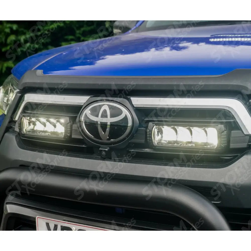 Toyota Hilux 2021 On - Invincible X - Lazer Light Grille Kit Triple-r 750 Elite