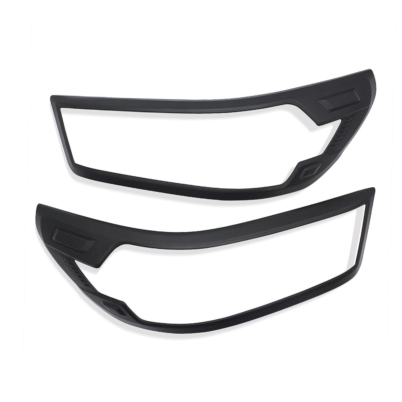 Toyota Hilux 2021 On Stx Head Light Guards - In Matte Black - Pair - Invincible & X