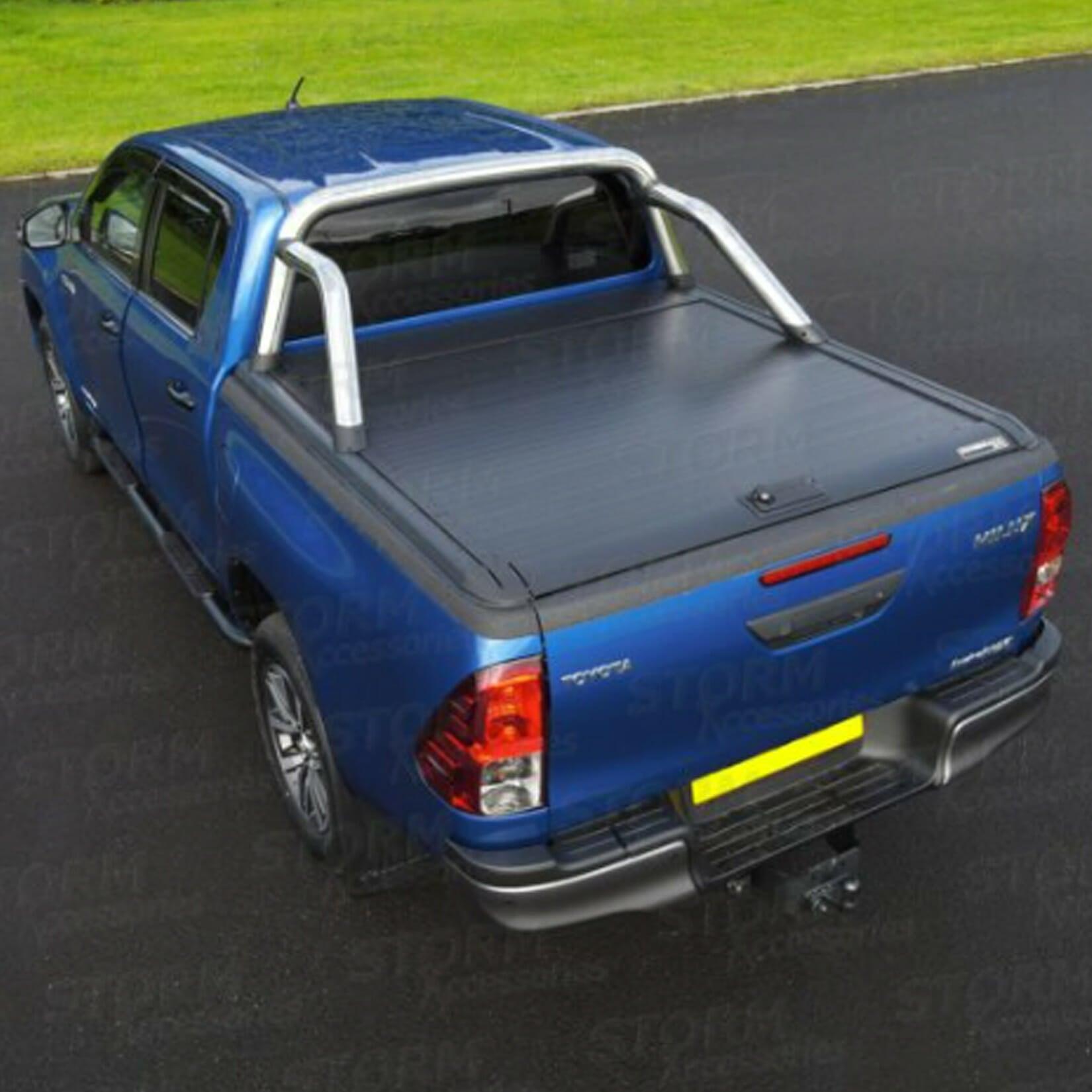TOYOTA HILUX DOUBLE CAB 2012 ON - RIDGEBACK ROLL TOP COVER - TONNEAU - Storm Xccessories2
