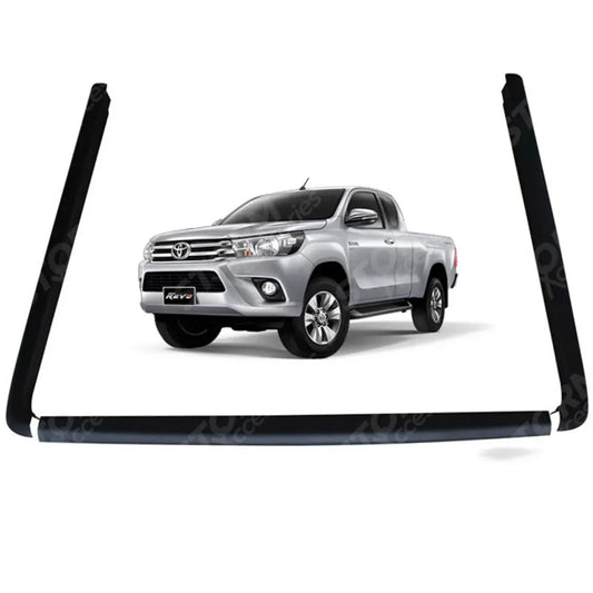 Toyota Hilux Mk8 2015 On - Double Cab Stx Rail Caps - Bed Caps - 3 Pcs Set