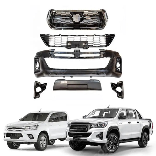 Toyota Hilux Mk8 2016-2020 - Front Bumper Conversion - Invincible X - Rocco Edition - Set