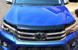 Toyota Hilux Mk8 2016-2020 - Stx Bonnet Guard Protector - Black - B003