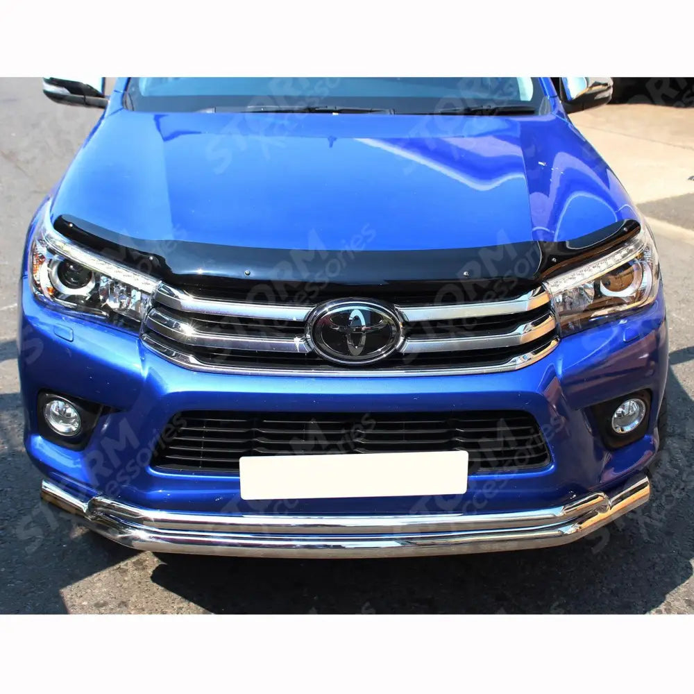 Toyota Hilux Mk8 2016-2020 - Stx Bonnet Guard Protector - Black - B003