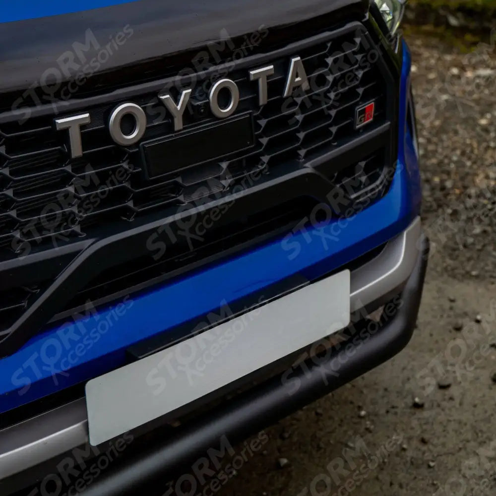 Toyota Hilux Mk8 2016-2026 Stx Powder Coated Spoiler Bar - 70mm - Black