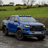 Toyota Hilux Mk8 2016-2026 Stx Powder Coated Spoiler Bar - 70mm - Black