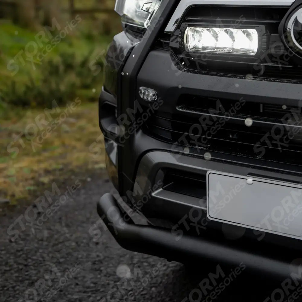 Toyota Hilux Mk8 2016-2026 Stx Powder Coated Spoiler Bar - 70mm - Black