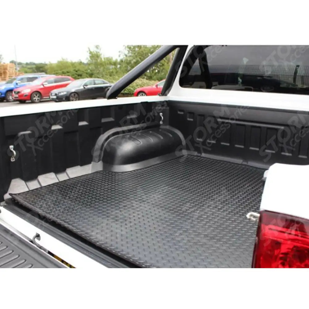 Toyota Hilux Mk8 2016 On Double Cab Load Bed Rubber Mat Black