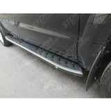 Toyota Hilux Mk8 2016 On Double Cab Shark Running Boards In Black
