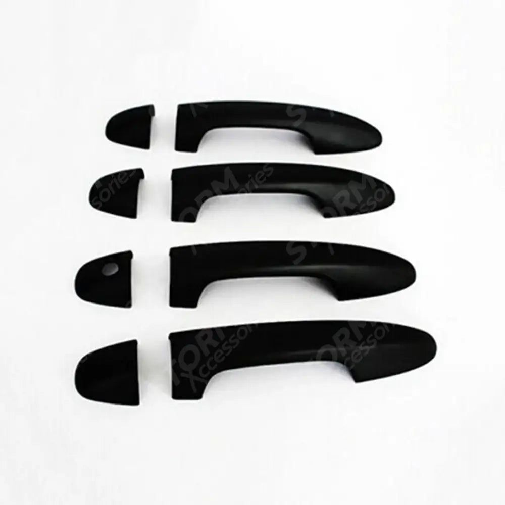 Toyota Hilux Mk8 2016 On - Stx Door Handle Covers - Black