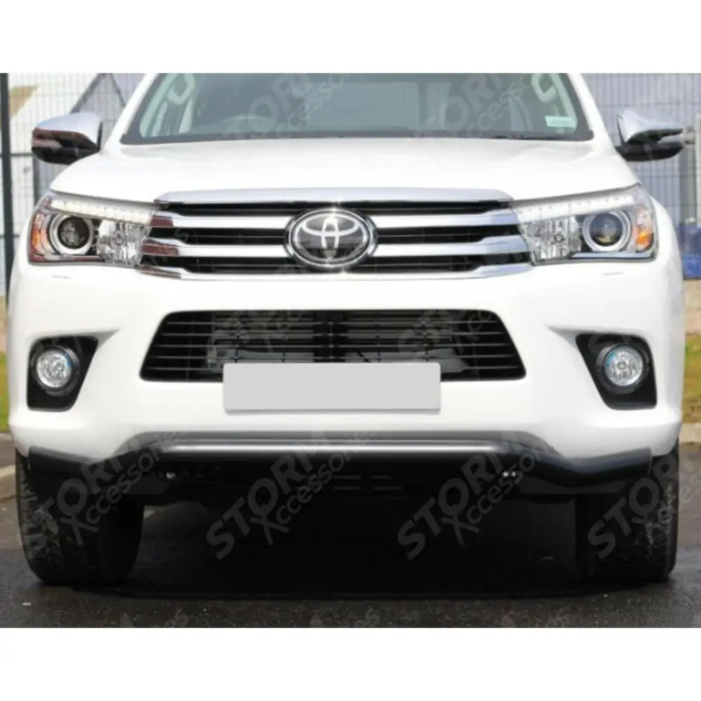 Toyota Hilux Mk8 2016 On Stx Powder Coated Spoiler Bar - 70mm - Black