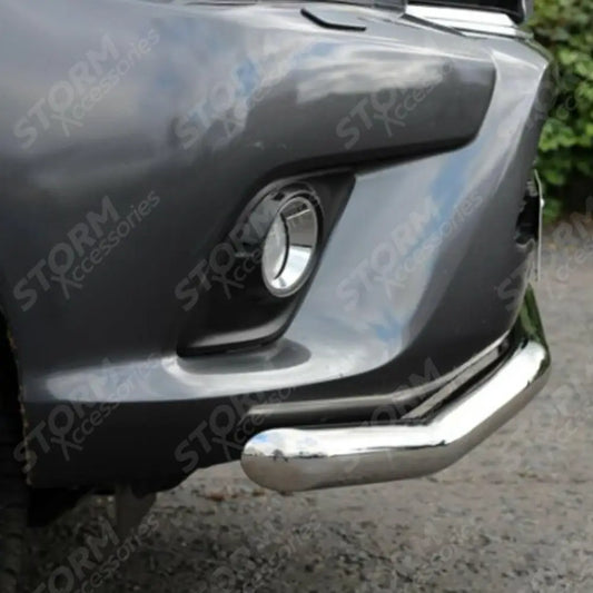 Toyota Hilux Mk8 2016 On Stx Stainless Steel Spoiler Bar - 70mm