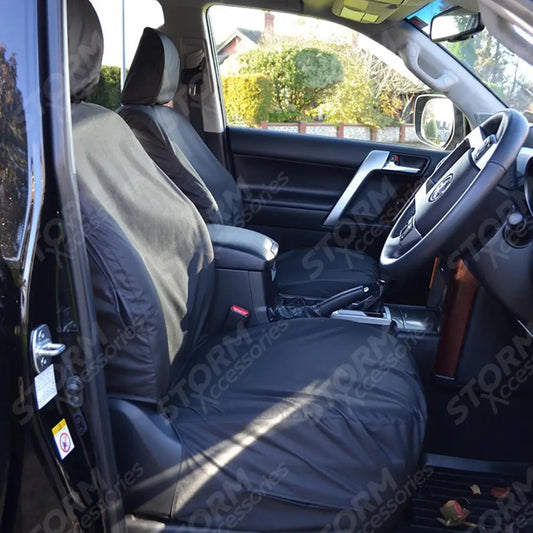 Toyota Land Cruiser - Landcruiser Lc150 - 2009 On - Front Seat Covers - Black