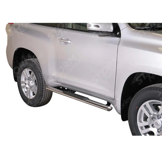 Toyota Land Cruiser Lc150 2009 On - Swb Misutonida Side Bars With Steps