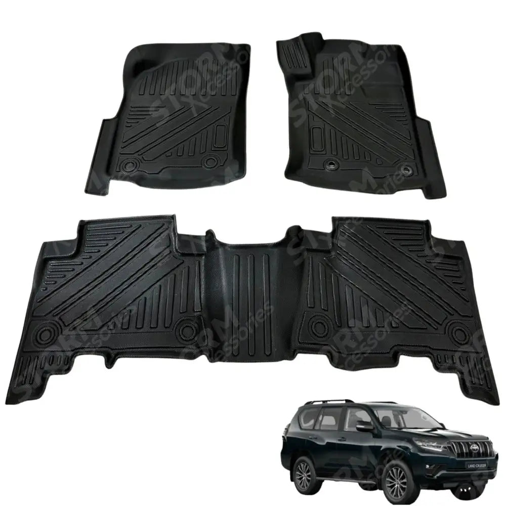 Toyota Land Cruiser Lc150 5 Doors 2009 On Mudblock Mats - Full Set