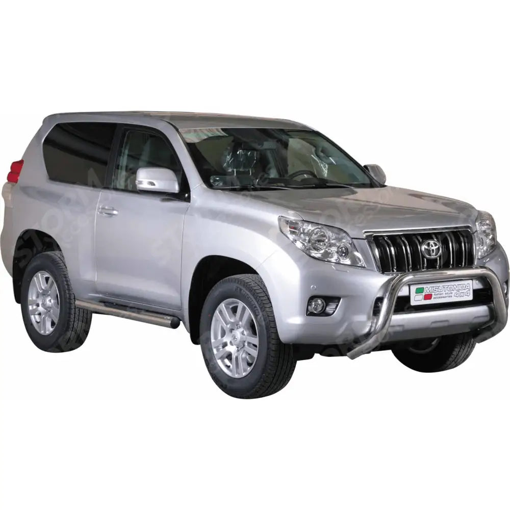 Toyota Landcruiser Lc150 2009-2017 Misutonida Eu Approved Front Bar - 76mm - Stainless Finish