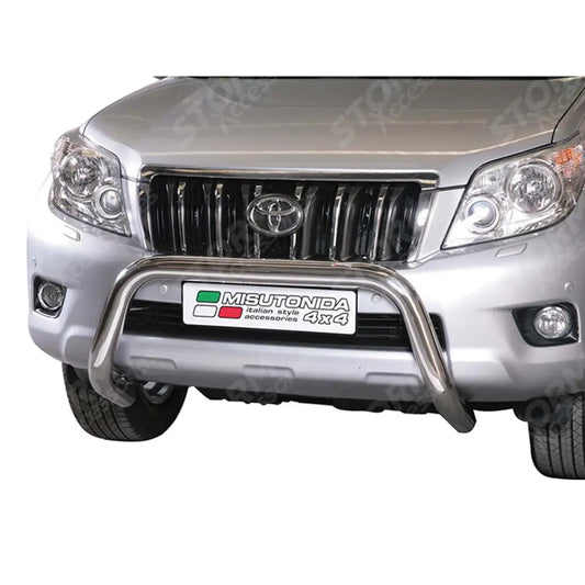 Toyota Landcruiser Lc150 2009-2017 Misutonida Eu Approved Front Bar - 76mm - Stainless Finish
