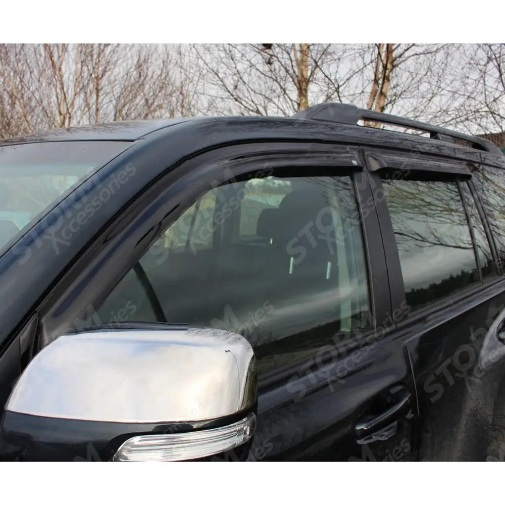 Toyota Landcruiser Lc150 2009 On - Egr Quad Wind Deflectors - External Fit
