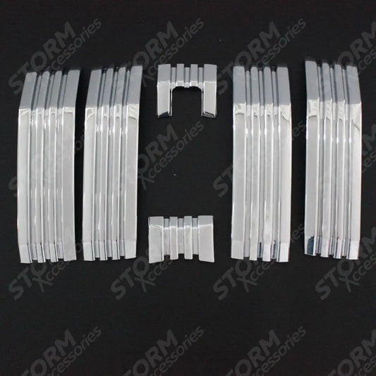 Toyota Landcruiser Lc150 2018 On - Chrome Front Grill - With Camera