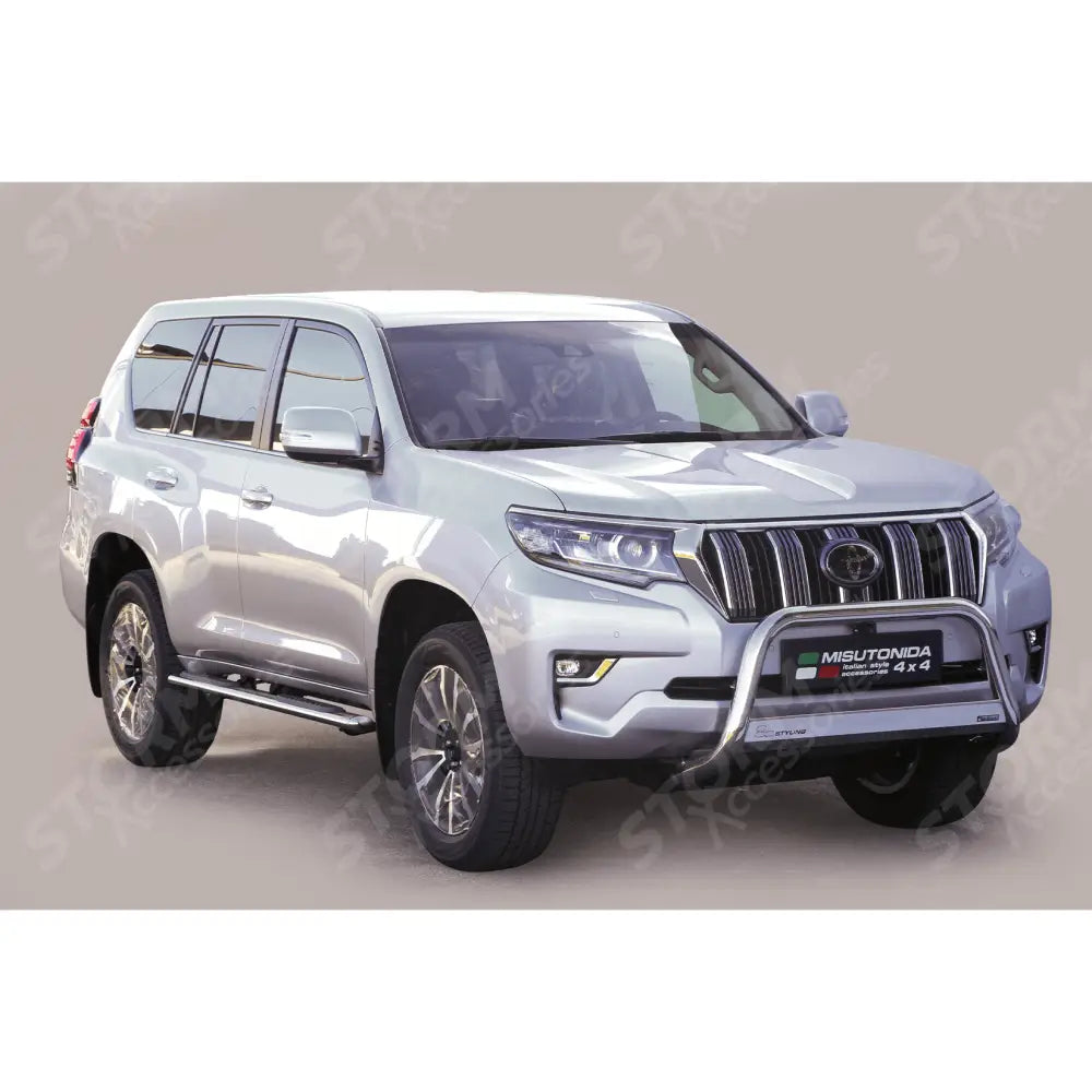 Toyota Landcruiser Lc150 2018 On Misutonida Ec Approved Front A-bar - 63mm - Stainless Steel