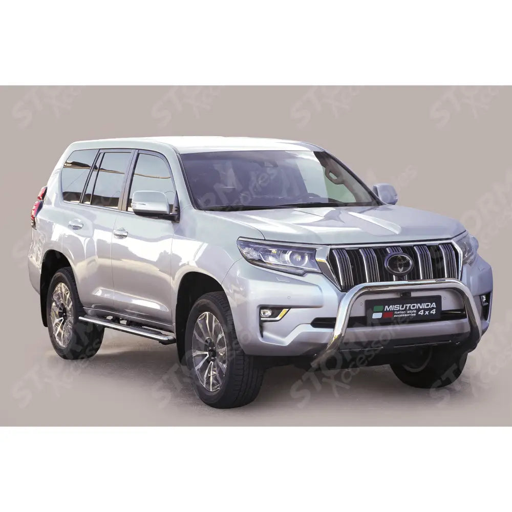 Toyota Landcruiser Lc150 2018 On Misutonida Ec Approved Front Bar - 76mm - Stainless Steel