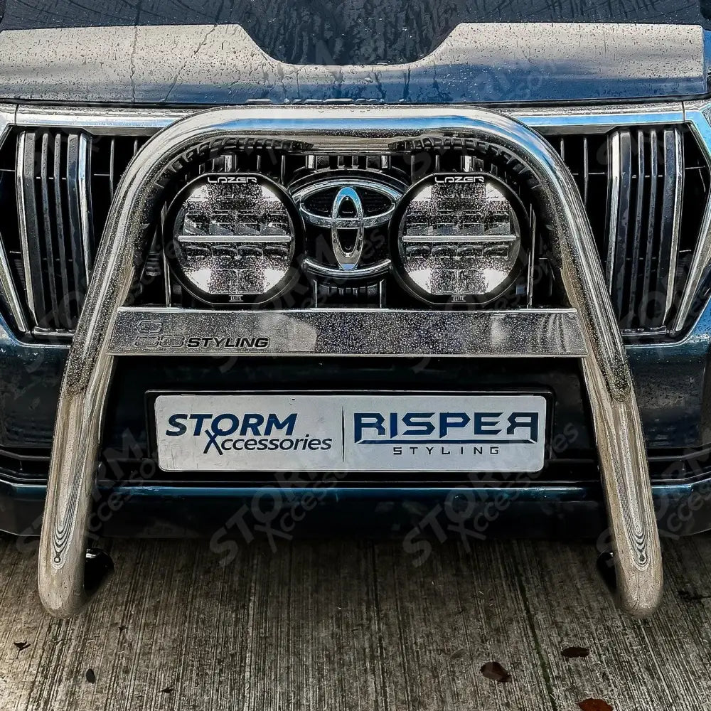Toyota Landcruiser Lc150 2018 On Misutonida High Front Bar - 63mm - Stainless Steel