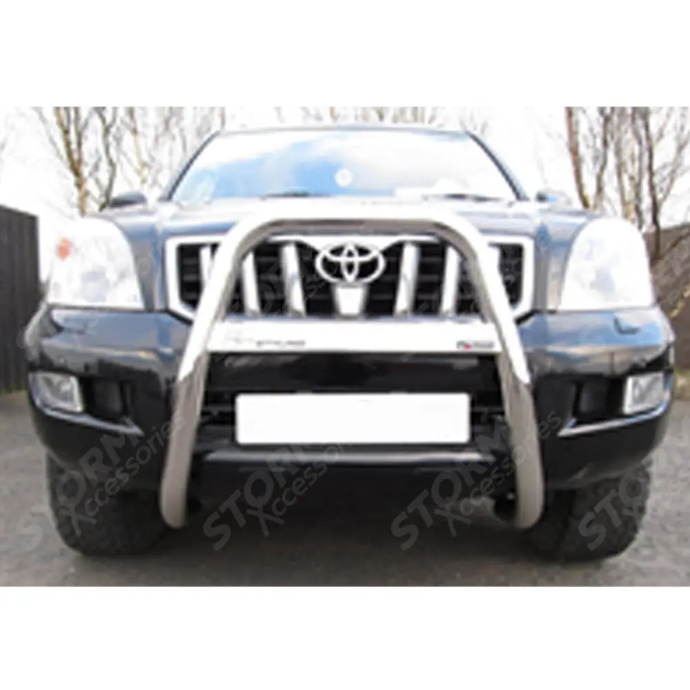 Toyota Lc120 2003-2009 - Misutonida High Front A-bar - 63mm - Stainless Finish