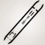 Trapezoid Side Bars In Gloss Black For Ford Transit Custom MK2 LWB 2024 On