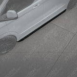 Trapezoid Side Bars In Gloss Black For Volkswagen Transporter SWB T7 2025 on