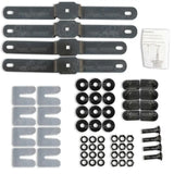 Trapezoid Side Bars In Gloss Black For Vw Transporter T5 & T6 Lwb 2003-2023