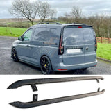 Trapezoid Side Bars in Matt Black For VW Caddy SWB 2021 On