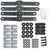Trapezoid Side Bars In Matt Black For Vw Transporter T5 & T6 Lwb 2003-2023