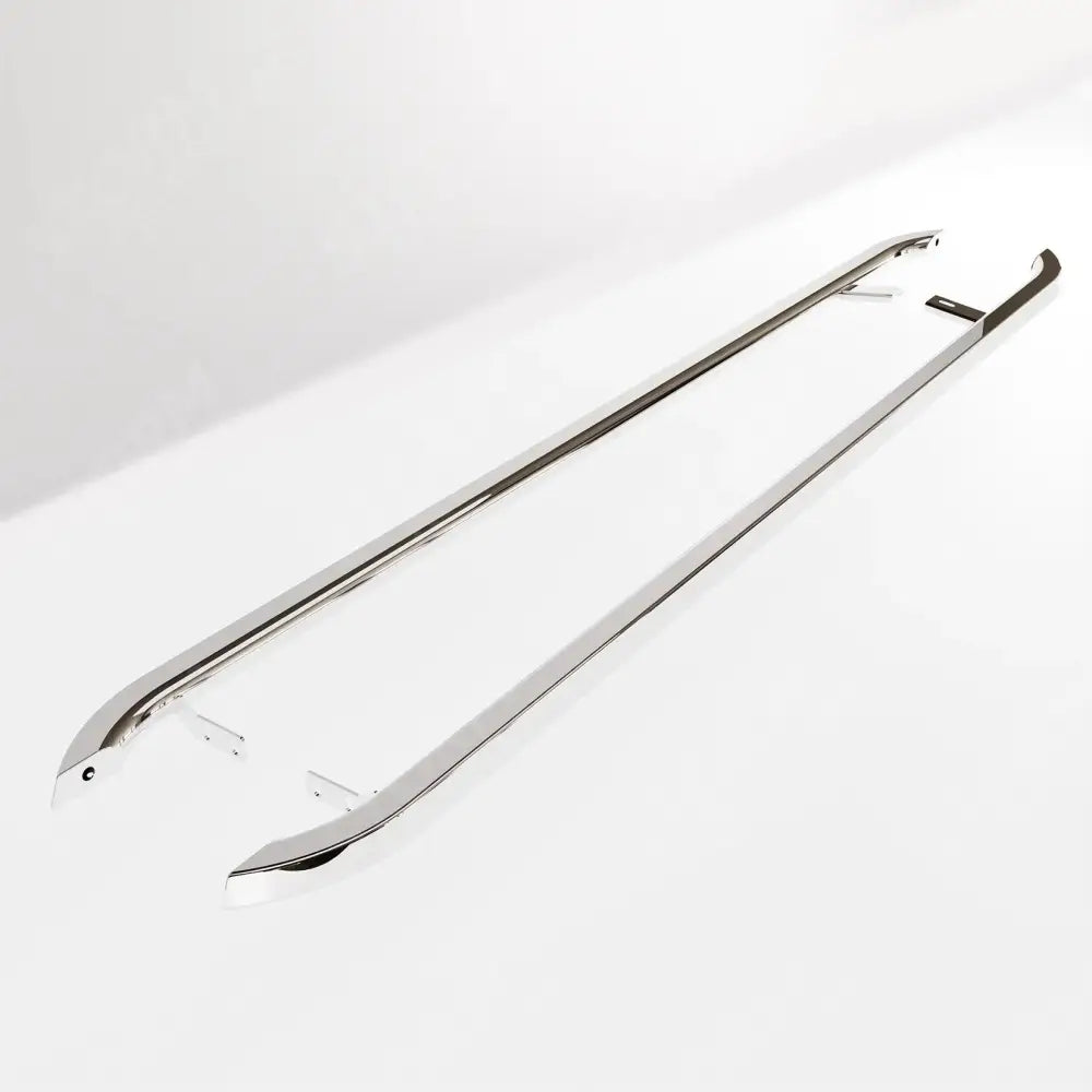 Trapezoid Side Bars In Stainless Steel For Ford Transit Custom MK2 LWB 2024 On