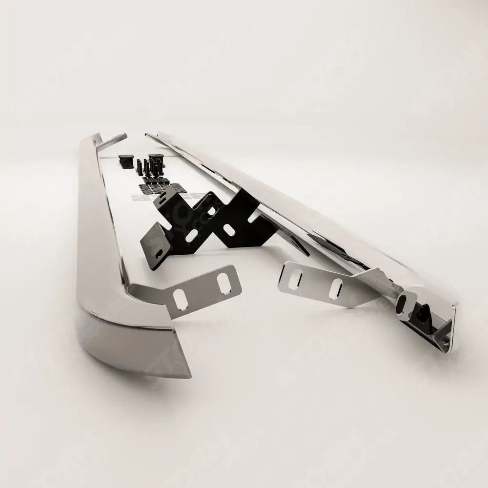 Trapezoid Side Bars In Stainless Steel For Volkswagen Transporter LWB T7 2025 On