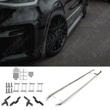 Trapezoid Side Bars In Stainless Steel For Volkswagen Transporter SWB T7 2025 On