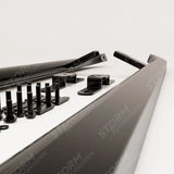 Trapezoid Side Bars SWB In Gloss Black For Ford Transit Custom MK2 2024 on