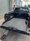 Universal Heavy Duty Load Bed Metal Sliding Tray For Double Cab Pick Ups - In Black