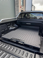 UNIVERSAL HEAVY DUTY LOAD BED METAL SLIDING TRAY FOR DOUBLE CAB PICK UPS - IN BLACK - Storm Xccessories