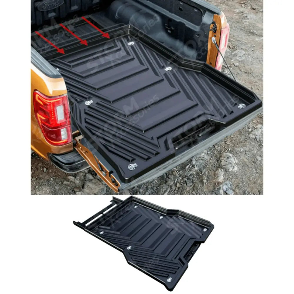 Universal Heavy Duty Plastic Load Bed Sliding Tray - Double Cab Pickup