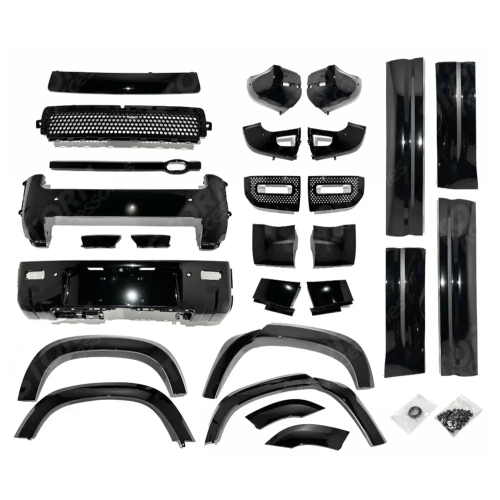 Upgrade Kit For Land Rover Defender L663 110 Gloss Black Full