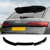 Upper Rear Spoiler In Gloss Black For Audi Q7 S-line 2016+