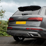Upper Rear Spoiler In Gloss Black For Audi Q7 S-line 2016+